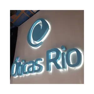 Advertising Letter Acrylic Backlit Sign Custom LED 3D Illuminated Alphabet Channel Letter Signs For Shop