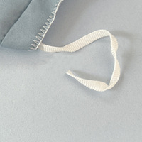 Parure de lit 4 pièces en fibres synthétiques lavées couleur unie, style moderne minimaliste, avec housse de couette brossée – Vente en gros usine