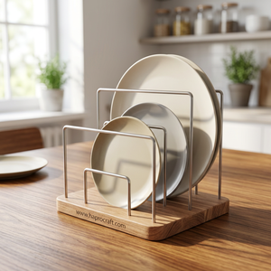 Wooden Dinnerware/Tableware <b>Rack</b>-Eco-Friendly Multifunction Kitchen Storage TH 2841 by Hapro - Product Image 3