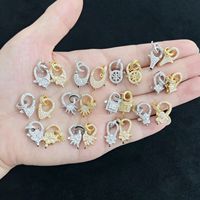 Populaire Fermoir Mousqueton Géant Plaqué Or 18K pour Bijoux DIY (Colliers, Bracelets) Vente en Gros
