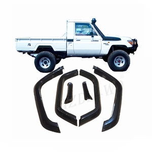 Parafanghi Larghi Serie 79 in ABS per Land Cruiser Serie 79 <span class=keywords><strong>Pickup</strong></span> a Cabina Singola, Parafanghi di Alta Qualità in Gomma e Acciaio con Viti - Product Image 2