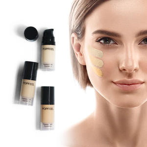 Nouveau <span class=keywords><strong>fond</strong></span> <span class=keywords><strong>de</strong></span> <span class=keywords><strong>teint</strong></span> crème mat foncé, correcteur, blanchissant, imperméable, anti-brillance, longue durée, éclaircissant, couvrant les pores invisibles, naturel - Product Image 2