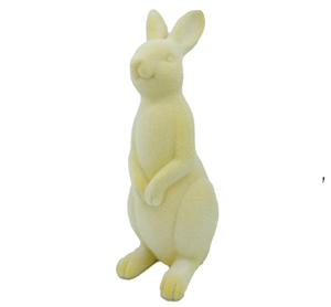 Top Grace Juego De <span class=keywords><strong>2</strong></span> Conejos De Conejo De Pascua Flocados Sentado Amarillo <span class=keywords><strong>Y</strong></span> Púrpura - Product Image 3