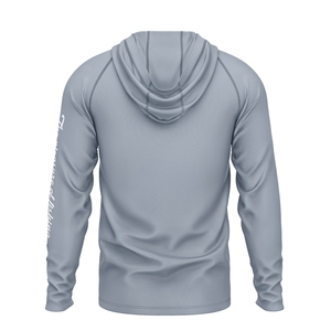 Camisa de pesca impresa personalizada de manga larga sublimación personalizada para hombres camisas de pesca con capucha - Product Image 2