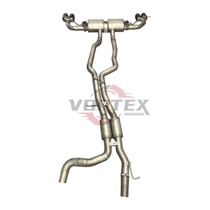 Vortex ไทเทเนียมประสิทธิภาพสูง valvetronic Exhaust สำหรับ Porsche Cayenne 958.2 3.0T 3.6 4.8 4.8T 2015-2017 - Product Image 3