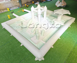 Ngoài trời <span class=keywords><strong>mini</strong></span> Inflatable chơi Arena thương mại Inflatable lâu đài nhảy công viên nước Inflatable thư bị trả lại trượt cho trẻ em - Product Image 2