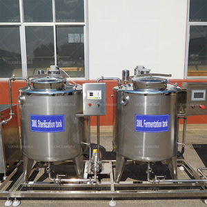 Ligne de machines laitières 300L homogénéisateur de pasteurisation machines de réfrigération de pasteurisation et d'emballage de lait - Product Image 4