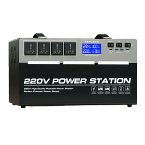 ポータブル屋外発電所1500w 2000w 3000w太陽エネルギーシステムLifepo4 MPPTコントローラ付き - Product Image 1