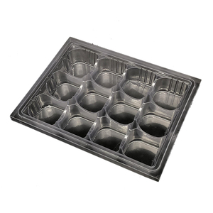 customized disposable plastic box fro packaging Wax melt plastic tray