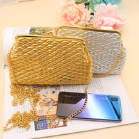 Dompet Wanita Kantung Koin Ponsel Logo Kustom Tas Kosmetik Kunci Tas Genggam Dompet Koin Gesper Penutup Jepret Tas Tangan Selempang