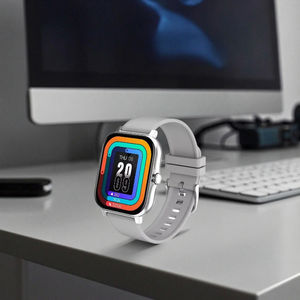 2025 뜨거운 휘트니스 IP67 방수 BT 큰 화면 사각형 스마트 시계 안드로이드 지원 온도계 피트니스 트래커 응답 전화 - Product Image 4