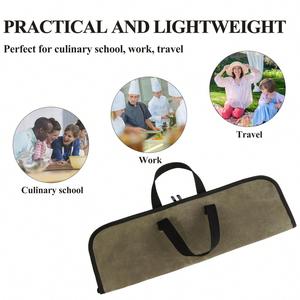 Portable Knipex Tool Bag Roll-upe Handheld Cutlery Bag Wet Wax Canvas Outdoor Storage Picnic Camping Chef Tools - Product Image 2