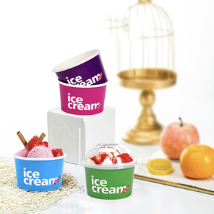 Bán Buôn Đa-Inch Ice Cream Hộp Bán Buôn Tùy Chỉnh Sóng Carton Đóng Gói Giá Rẻ Giá Ice Cream Hộp Với Logo - Product Image 4