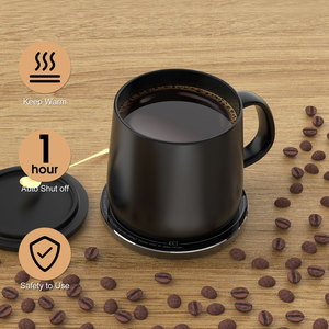Offre Spéciale bon prix 2 en 1 chargeur <span class=keywords><strong>sans</strong></span> <span class=keywords><strong>fil</strong></span> à charge rapide <span class=keywords><strong>chauffe</strong></span>-tasse café avec tasse auto-chauffant café <span class=keywords><strong>chauffe</strong></span>-tasse intelligent avec couvercle - Product Image 4