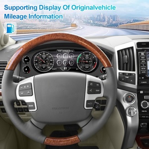 Navihua LCD <b>Digital</b> Cluster <b>Speedometer</b> Instrument Auto Meter <b>for</b> Toyota Land Cruiser 2008-2020 LCD Dashboard Odometer Dashboard - Product Image 3