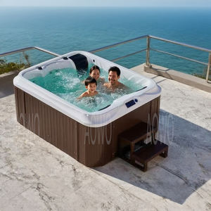 Baignoire de trempage japonaise Accueil Jacuzziss Yacuzzi Piscine Hot Tube <span class=keywords><strong>Spa</strong></span> 5 personnes whirlpool Pool whirlpool Auen Outdoor Pool Heater - Product Image 1