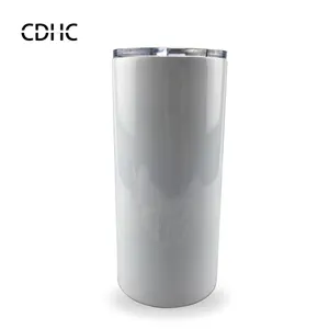 oem golden supplier Double Wall Stainless Steel Beer Mug Thermal Fatty White Sublimation Blank 22 20oz Straight Tumbler Cups