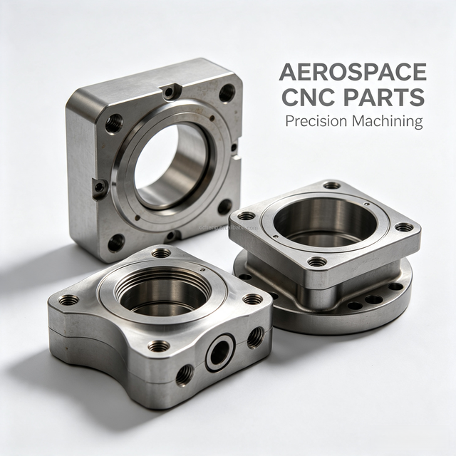 Custom Aerospace Mounting Bracket Precision CNC Milled Stainless Steel & Aluminum Parts with for Machining