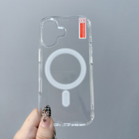 Nouveau étui de téléphone portable de charge sans fil acrylique Transparent pour iPhone 17 série housse de protection transparente Compatible modèle Iphone
