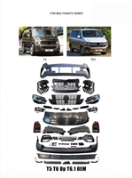 Kit carrosserie YLD style T6.1, pare-chocs avant et arrière avec phares pour Volkswagen VW Multivan T5 T6 2012-2019