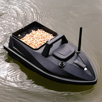 Flytec Nouveau V805 Mini Bateau à Appât RC 1,5KG de Charge Croisière Automatique 500M Bateau à Appât RC Intelligent pour la Pêche à la Carpe Haute Vitesse avec Fonctionnalité Complète