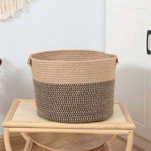 Panier <span class=keywords><strong>à</strong></span> <span class=keywords><strong>linge</strong></span> renforcé, panier <span class=keywords><strong>à</strong></span> fruits, panier <span class=keywords><strong>à</strong></span> cadeaux en <span class=keywords><strong>osier</strong></span>, paniers vides en vrac, gris et <span class=keywords><strong>blanc</strong></span>, naturel, grand, en herbe de mer - Product Image 4