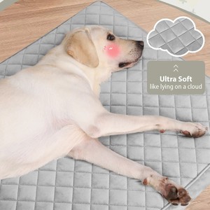Coussin orthopédique matelassé à carreaux en velours hollandais pour chien, tapis pour animaux de compagnie, canapé-lit amovible et lavable pour chien, vente en gros - Product Image 3