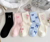 Chaussettes pour filles en coton, colorées et amusantes, pour femmes, service de personnalisation en gros