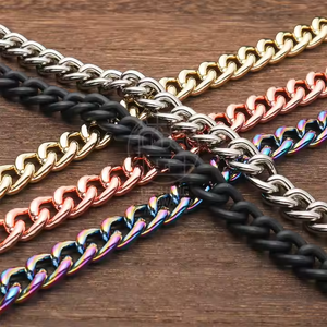 Chaîne en aluminium de 3.5mm d'épaisseur de fil <span class=keywords><strong>pour</strong></span> <span class=keywords><strong>sac</strong></span> chaîne d'épaule en métal <span class=keywords><strong>pour</strong></span> femmes sangle de <span class=keywords><strong>sac</strong></span> <span class=keywords><strong>pour</strong></span> femmes - Product Image 4