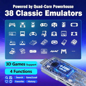 Consola de Videojuegos Portátil M15 4K con Controles Inalámbricos de 2.4G, 20000 Juegos Retro, Consola de Videojuegos de 64 GB para <span class=keywords><strong>PS1</strong></span> GBA NES - Product Image 2
