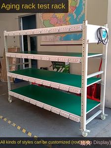 Mesa de Trabajo Móvil Verde Zhengxing con Ruedas y Protección ESD para Ensamblaje de Luces LED y Envejecimiento de Farolas - Product Image 2