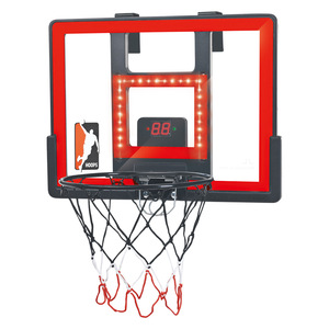 <span class=keywords><strong>Canestro</strong></span> da <span class=keywords><strong>Basket</strong></span> Pieghevole da Esterno - Tabellone Segnapunti Elettronico Silenzioso e Design per Schiacciate - Product Image 2