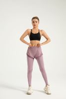 Ropa de Yoga con Estilo y Color Personalizados, Marca Privada OEM, Leggings de Cintura Media Elástica, Elásticos en Cuatro Direcciones, Secado Rápido, Antibacterianos |   Diseños Rápidos