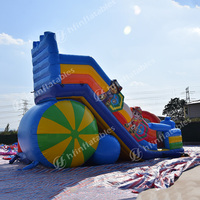 Grand chien amusant ville château gonflable drôle parc d'attractions gonflable funcity aire de jeux pour