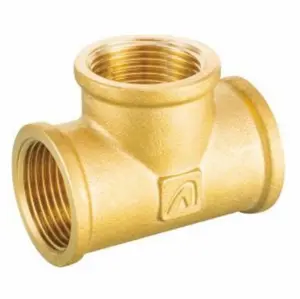 Nam và nữ Brass phù hợp ống nước TEE phụ kiện