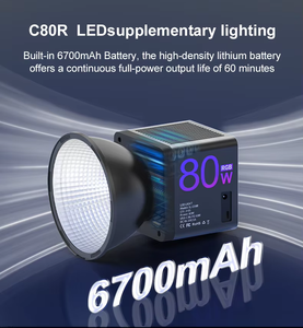 MAMEN 80W RGB COB Lumière vidéo pour studio d'éclairage <span class=keywords><strong>photographique</strong></span> Photo & Vidéo Live <span class=keywords><strong>Effet</strong></span> stroboscopique - Product Image 4