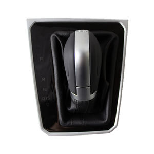 Poignée de changement de vitesse <span class=keywords><strong>automatique</strong></span> pour <span class=keywords><strong>voiture</strong></span>, vente chaude en usine, avec housse en cuir pour VW Passat B8, accessoires intérieurs automobiles - Product Image 5