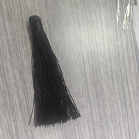 NOUVEAU Pendentif à pompon noir pour décoration suspendue, certifié BSCI, pour intérieur de voiture, maison, porte, cadeau du Nouvel An traditionnel
