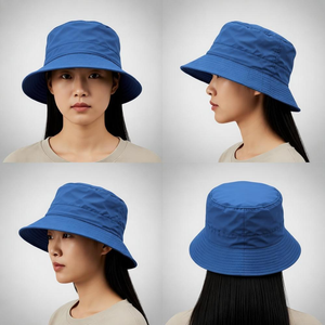 Chapeau Bob Personnalisé ODM avec Logo Avant, Sangle de Menton Réglable, Multicolore, Unisexe, Décontracté, Protection Solaire Extérieure, Voyage, Randonnée - Product Image 3