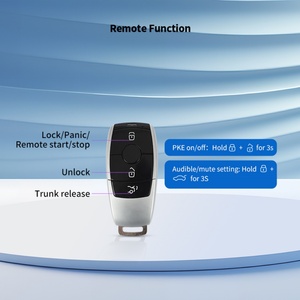 For CAN Bus PKE Car Alarm System with <b>Remote</b> Starter & Proximity <b>Lock</b> for 06-11 G-Class 06-08 E-Class 04-07 C-Class (W203) - Product Image 2