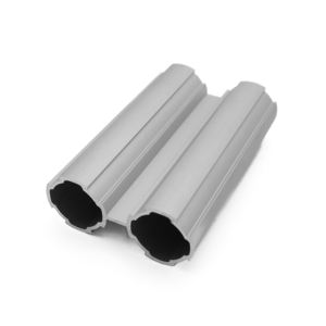 Linha básica <span class=keywords><strong>Bar</strong></span> Acessórios Duplo Retângulo Tubo Galvanização Alumínio Liga Tubo Perfil - Product Image 1