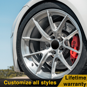 Nuevas llantas forjadas Vs5rs de 17-26 pulgadas, plateadas pulidas, ligeras y de alto rendimiento, de aleación para M3, M4, Type R, GR86, para deportes, 5 años de garantía. - Product Image 3