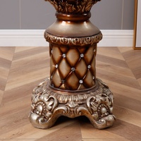 En gros Style Romain FRP matériel Jardin Pot de Fleur de Décoration de Pilier de Colonne