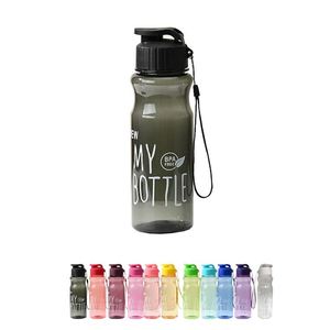 2025 Hot Selling 550Ml Sports Water Portable Advertising Pet Flip Top <b>Bottle</b> With Rope - Product Image 1