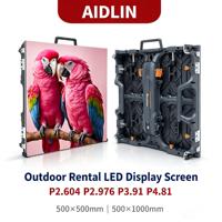 Écran LED de location à haute résolution gris, à économie d'énergie, montage rapide, panneau d'écran LED pour scène, mur vidéo LED pour événements intérieurs et extérieurs