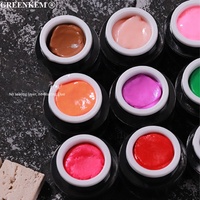 12 couleurs 5D fleur sculptant Relief creux Nail Art Gel Micro Texture étanche à l'eau étiquette privée Gel de sculpture sur ongles