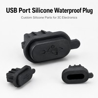 Capuchon en caoutchouc étanche et anti-poussière en silicone pour port USB personnalisé pour l'électronique 3C