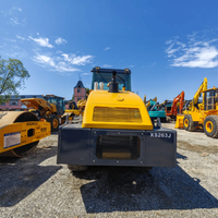 Compacteur vibrant à tambour unique d'occasion robuste XS263J, rouleau compresseur de 26 tonnes pour la construction routière et ponteuse