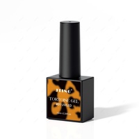 JTING Nouveau Design Vernis Gel Effet Translucide Tortoise Amber, Vernis Gel Effet Cristal Gelée Coquille de Tortue, Personnalisation de Marque OEM/ODM