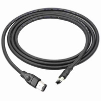 Câble de données IEEE 1394 FireWire 400 6 à 6 PVC gainé pour une utilisation sur ordinateur